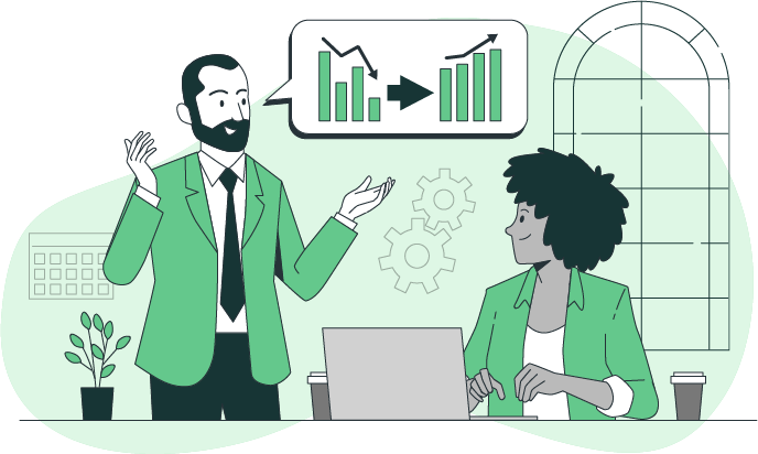 People developing business together through Mettler Chamber of Commerce hub