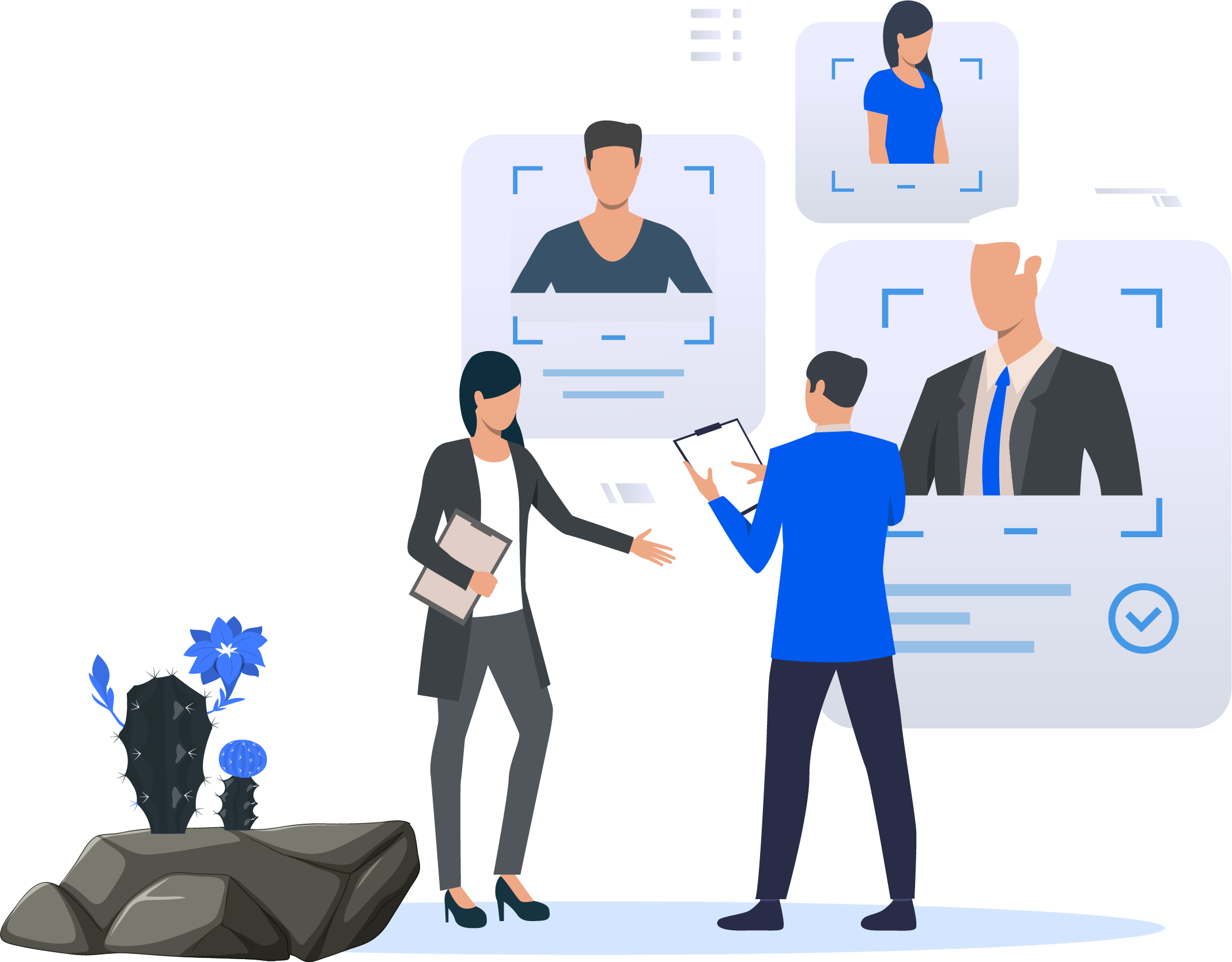 People recruiting professionals from UponRock hub